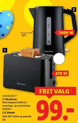Lidl Brødrister og Elkedel tilbud