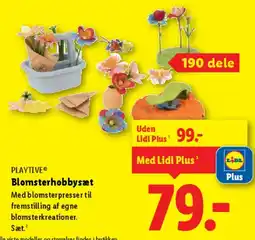Lidl PLAYTIVE Blomsterhobbysæt tilbud