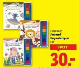 Lidl CRELANDO Sæt med fingerstempler tilbud