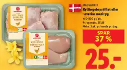 Lidl Kyllingebrystfilet tilbud