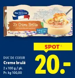Lidl Crème brûlée tilbud