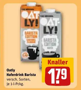 REWE DE OATLY Haferdrink barista tilbud