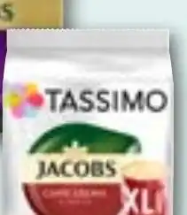 REWE DE TASSIMO Kaffeekapseln caffè crema xl tilbud