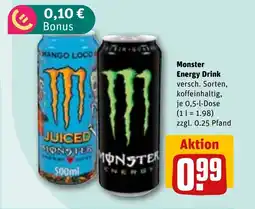 REWE DE MONSTER Energy drink tilbud