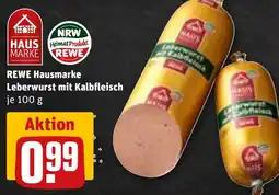 REWE DE REWE Hausmarke leberwurst mit kalbfleisch tilbud