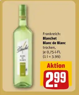 REWE DE BLANCHET Blanc de blanc tilbud