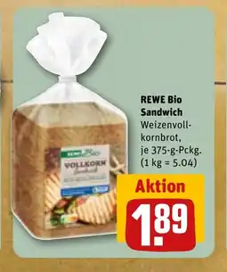REWE DE REWE BIO Sandwich tilbud