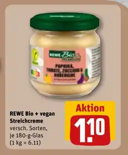 REWE DE REWE BIO+ Vegan streichcreme tilbud
