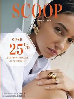 Salling Spar 25% på de fleste smykker, ure og solbriller tilbud