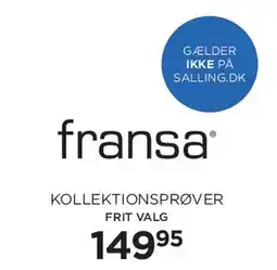 Salling Kollektionsprøver tilbud