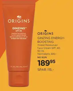 Salling Origins Ginzing Energy-Boosting Tinted Moisturizer SPF 40 tilbud