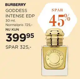 Salling BURBERRY GODDESS INTENSE EDP tilbud
