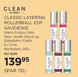 Salling CLEAN Classic Layering Rollerball EDP (gaveæske) tilbud