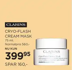 Salling Clarins Cryo-Flash Cream Mask tilbud