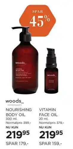 Salling woods. Nourishing Body Oil tilbud