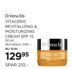 Salling Dr Irena Eris Vitaceric Revitalizing & Moisturizing Cream SPF 15 tilbud