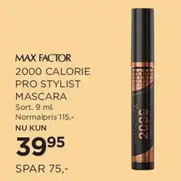 Salling Max Factor 2000 Calorie Pro Stylist Mascara tilbud