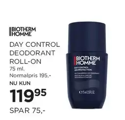 Salling Biotherm Homme Day Control Deodorant Roll-On 75 ml tilbud