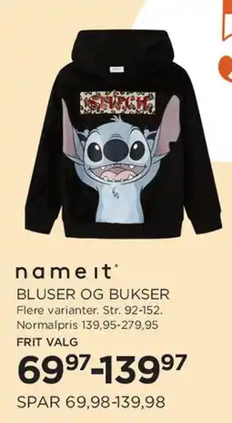 Salling Hoodie med Stitch tilbud