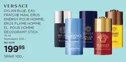 Salling Versace Deodorant Stick 75 ml (Dylan Blue / Eau Fraîche / Eros Energy / Eros Flame) tilbud