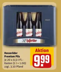 REWE DE HASSERÖDER Premium pils tilbud