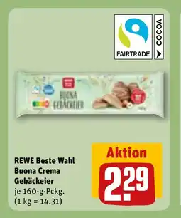 REWE DE REWE Beste wahl buona crema gebäckeier tilbud