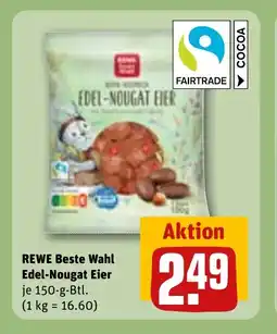 REWE DE REWE Beste wahl edel-nougat eier tilbud