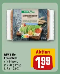 REWE DE REWE Bio eiweißbrot tilbud