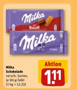 REWE DE MILKA Schokolade tilbud