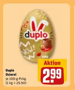 REWE DE DUPLO Osterei tilbud