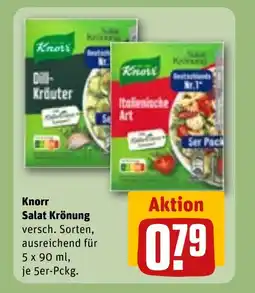 REWE DE KNORR Salat krönung tilbud