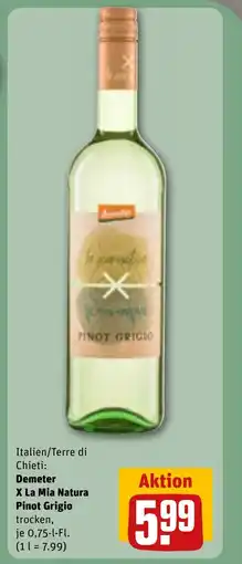 REWE DE DEMETER X la mia natura pinot grigio tilbud