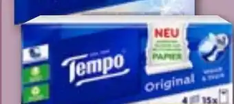 REWE DE TEMPO Taschentücher tilbud
