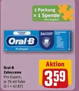 REWE DE ORAL-B Zahncreme tilbud