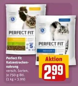 REWE DE PERFECT KIT Katzentrocken-nahrung tilbud