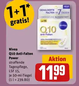 REWE DE NIVEA Q10 Anti-falten power tilbud