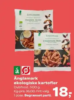 Kvickly ÄNGLAMARK Økologiske kartofler tilbud