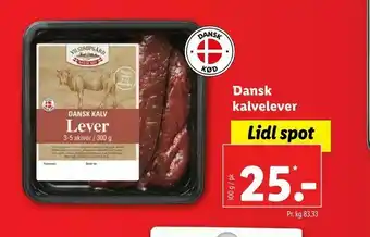 Let-Køb Dansk kalvelever tilbud
