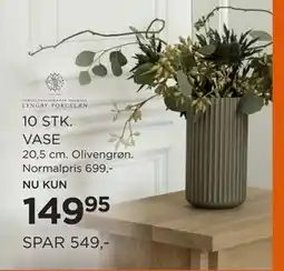 Salling 10 STK. VASE tilbud