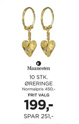 Salling 10 STK. ØRERINGE tilbud
