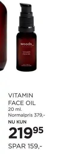 Salling VITAMIN FACE OIL tilbud