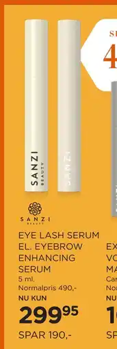 Salling EYE LASH SERUM EL. EYEBROW ENHANCING SERUM tilbud