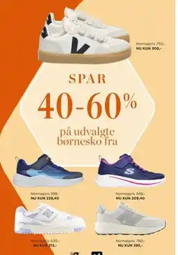Salling SPAR 40-60% på udvalgte børnesko tilbud