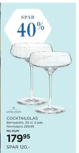 Salling COCKTAILGLAS tilbud