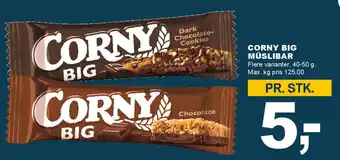 Let-Køb CORNY BIG Müslibar tilbud