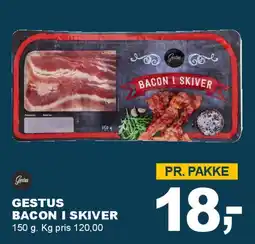 Let-Køb Gestus Bacon i skiver tilbud