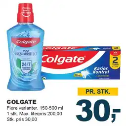 Let-Køb Colgate (flere varianter) tilbud