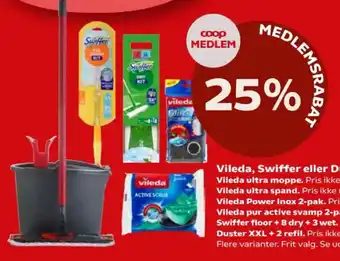 Vileda, Swiffer eller Duster