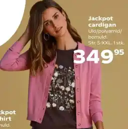 Kvickly Jackpot cardigan tilbud