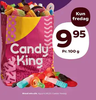 Kvickly Bland selv-slik tilbud